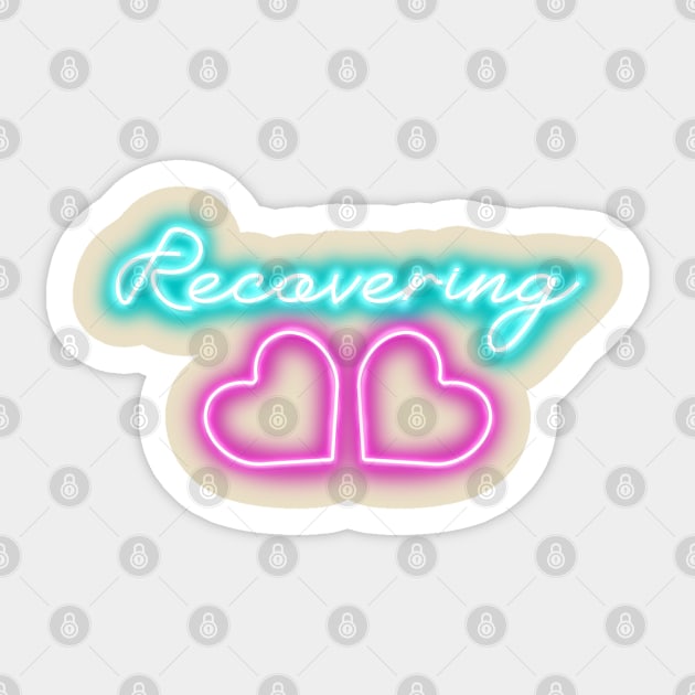 Recovering Is Possible Sticker by KAWSTIK